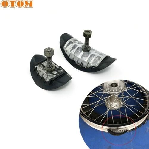 OTOM Universal Motorcycle Wheel Rim Lock Tyre Inner Tube Safe Bolt 1.6" 2.15" Motocross Enduro Dirt Pit Bike Antislip Tire Clamp