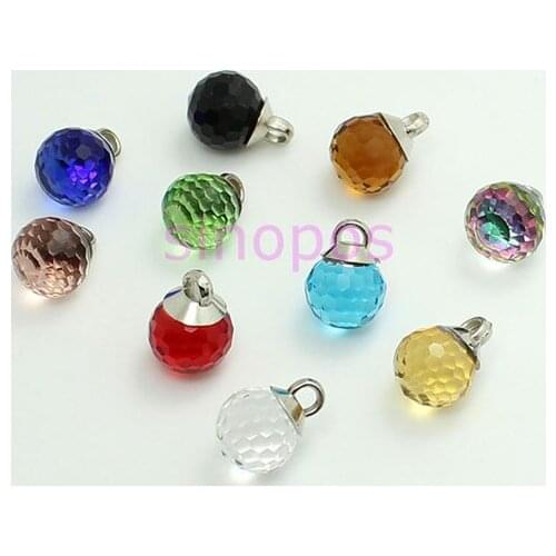 Transparent color glass crystal women dress button, round shank buttons decor for DIY crafts shirt Childrens cloths sewing,SP01