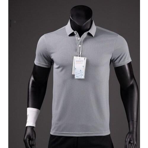 Sports splicing Short sleeve polo shirt men Quick dry antibacterial breathable Reflective Polo tops Mens Polo Shirt Summer