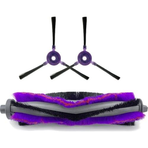 Vacuum Cleaner Main Brush Side Brush, Used For Midea I5 VCR08 MR09 Robot Vacuum Cleaner Parts Bristle Replacement Kit