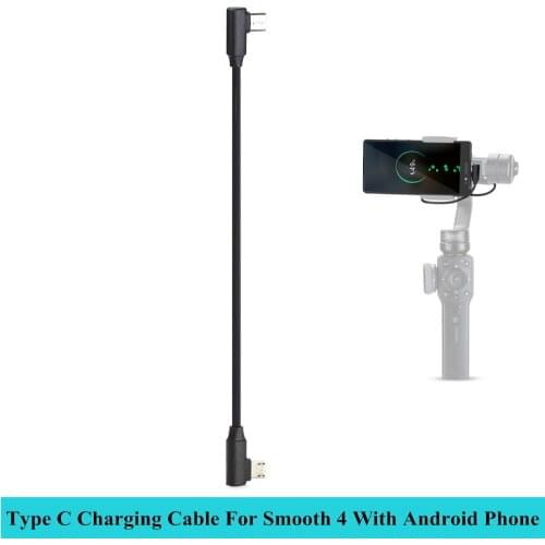 EACHSHOT Type C Charging Cable for Gimbal Zhiyun Smooth 4 Feiyu Vimble 2 with Samsung Galaxy S8 S9 Note 8 S8 Smartphones ect