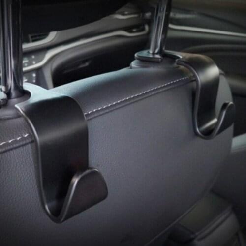 1Pcs Universal Car Seat Back Hook Car Accessories Interior Portable Hanger Holder Storage for Car Bag Purse Cloth Decoration