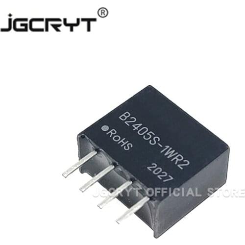 2Unids/lote DC-DC power supply module B2405S-1WR2 isolated input 24V to 5V small volume 1W spot B2405S-1W