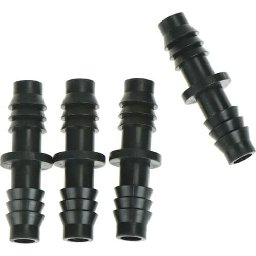 8/11mm or 9/12 mm barbed straight connector extension for garden drip irrigation hose direct 10 PCS