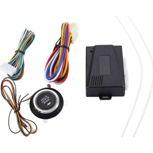 Car Alarm Universal 12V Car One-key Start Modification System Remote Preheating and Refrigeration Universal Car Alarm