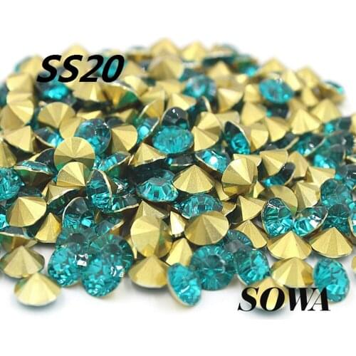 Free shipping Fashion SS20 4.6-4.8mm Peacock Blue 432pcs/bag(3G) Resin rhinestones Pointback,Resin Stones for DIY Decoration