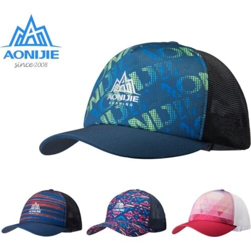 AONIJIE E4106 Mens Womens Sports Adjustable Sun Visor Baseball Cap Trucker Hat Mesh Back For Running Hiking Marathon Trail