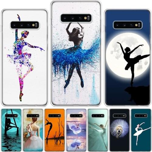 Ballerina Ballet Dancing Phone Case For Samsung Galaxy A51 A71 A50 A70 A80 A90 A01 A6 A7 A8 A10 A10S A20S A20E A30 A40 Plus Cove