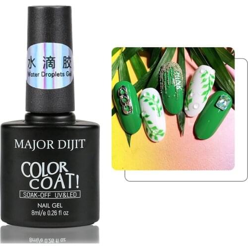 8ml/bottle Water Droplets Gel Nail Polish Nail Art Vernis Semi Permanent UV LED Top All For Manicure Decorations