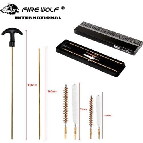 FIRE WOLF 5.5mm 4.5mm Hunting Air Rifle Cleaning Kit Free Scope Black Box Mounting Accessories shooting