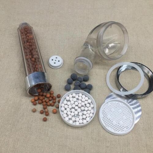 Shower Head Water Cleaning Tourmaline Energy Beads Bathroom Sprayer Filter Tool Accessary