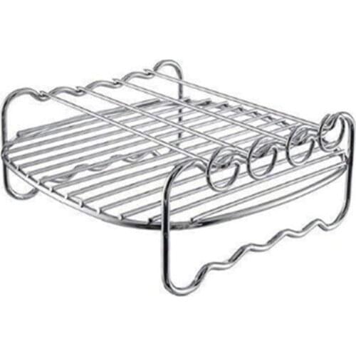Air Fryer Accessories Double Grill 4-pin Rack Non-sticky Convenient To Carry Grill Suitable For HD9232