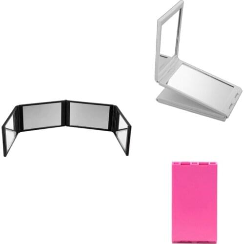 Adjustable Telescoping Cosmetic Mirrors for Makeup Coloring&Cutting 4-Fold Mirror