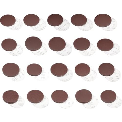 Uxcell Hook and Loop Sanding Discs Flocking Sandpaper for Grinding and Polishing on Metal and Non-Metal Wood Rubber Leather