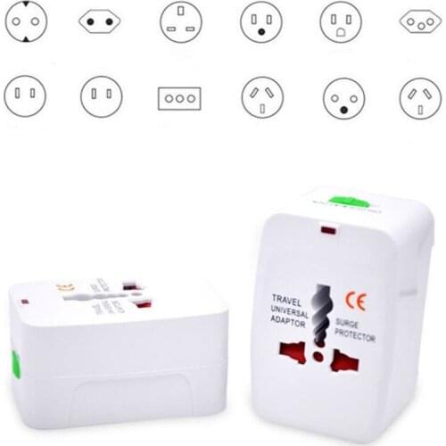 Electrical Sockets Converter Suitable for the World 150 Countries Socket EU UK USA ES AUS FR RU Travel Universal Socket USB E119