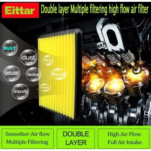 High flow air filter fit HYUNDAI SONATA 2.0 2.4 2011-2015 ( match kn 33-2448 )