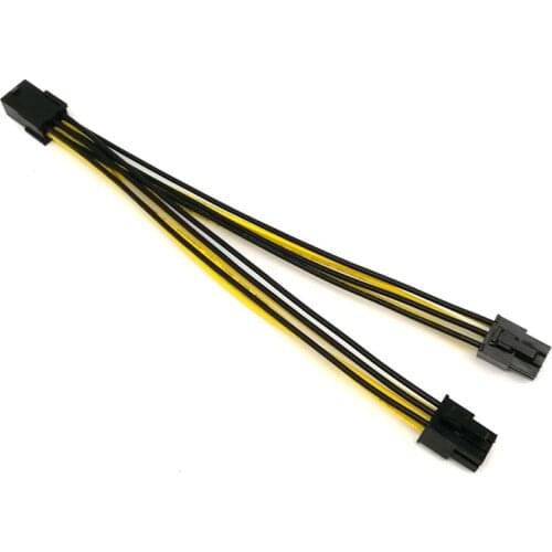 PCI-E 6Pin Splitter Power Cable for Bitcoin Mining