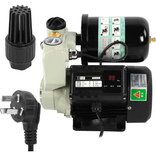 200W 400W Self Priming Pump With Digital Display Water Pipe Booster Pumbing AC 220-240V 50Hz Automatic Booster Pump