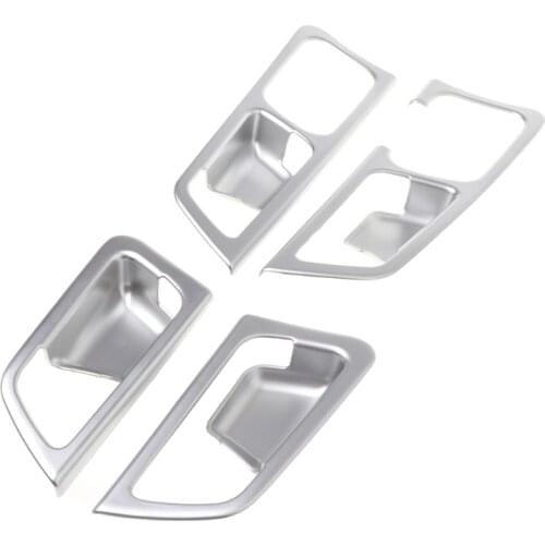 4 Pcs LHD Chrome Inside Door Handle Frame Trim Cover For Kia Sportage QL 2016 2017 Dropshipping