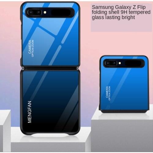 For Samsung Galaxy Z flip zflip phone case glass f7070 folding case zflip anti drop 5g 4g personality