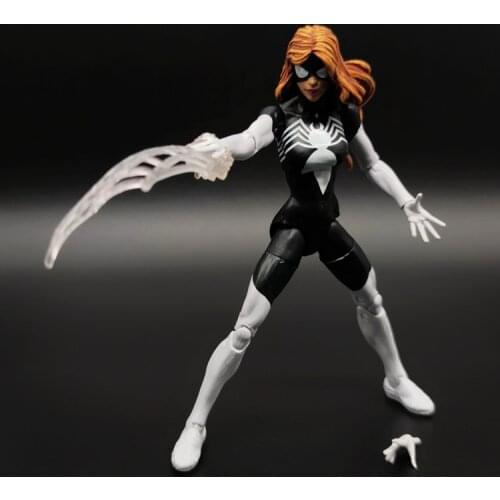 Marvel Comics Superhero Series Spider-Woman Joints Movable 6-inches Action Figure Model Ornaments Toys Children Gifts