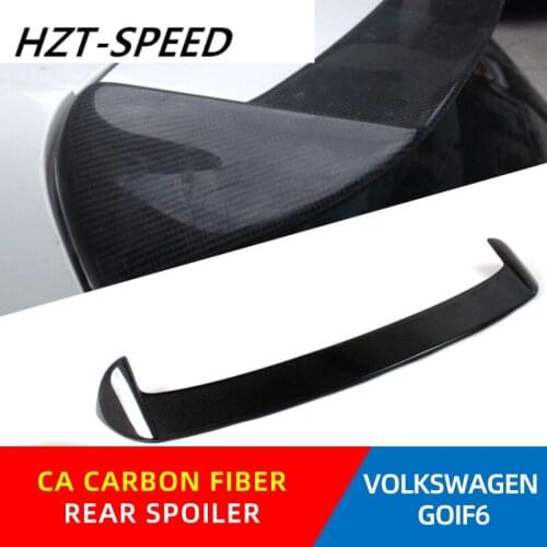 GOLF 6 Ordinary Car Modified CA Style Carbon Fiber Rear Spoiler for VOLKSWAGEN 2010-2013