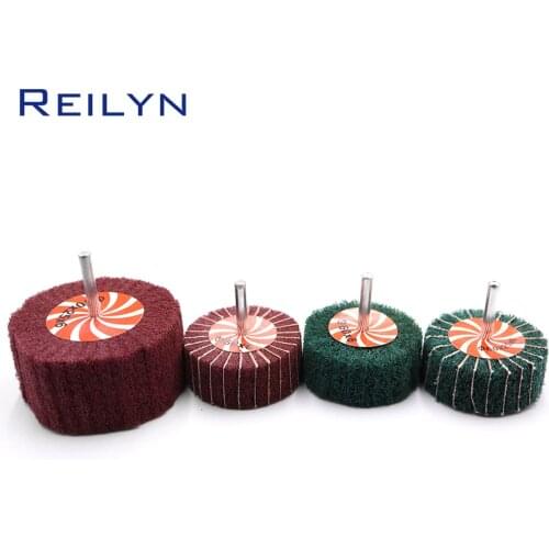 Scouring sponge polishing bit scouring cloth rust moving surface clearing bit 25mm 50mm 80mm for rotary tool