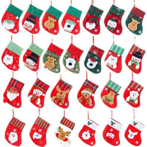 Homies 2021 New Year Christmas Stocking Sack Xmas Gift Candy Bag Christmas Decoration Sholiday Christmas Tree Deco For Gift Home