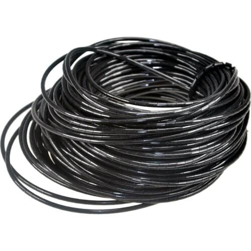 3mm * 50m Cable Spiral Wrapping Band Wire Tidy Manager Cord Cable Sleeves Organising Kit