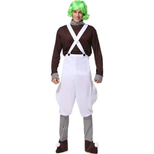 Halloween Adult Stripe Whitewasher Costume Animation Navy Sailor Sling Suit Cosplay