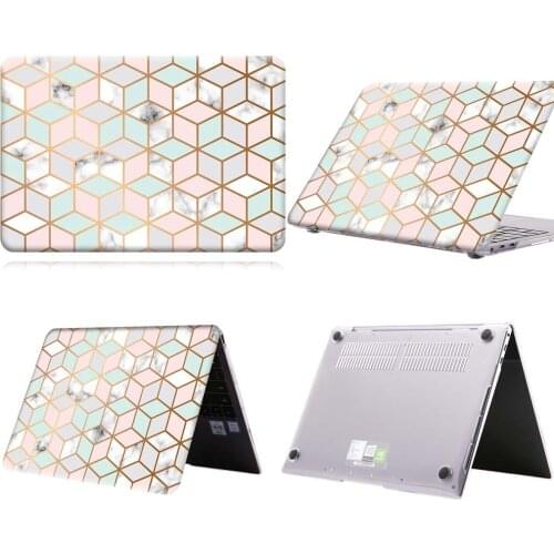 Geometric Marble Anti-slip Laptop Case For MateBook 13/13 AMD Ryzen/14/D14/D15/X 2020/X Pro/Pro 16.1/Honor MagicBook 14/15