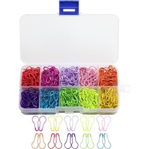 New Arrival 500Pcs Lovely Safety Pins DIY Sewing Tools 10 Color Metal Needles Colorful Pin Needle Brooch Apparel Accessories
