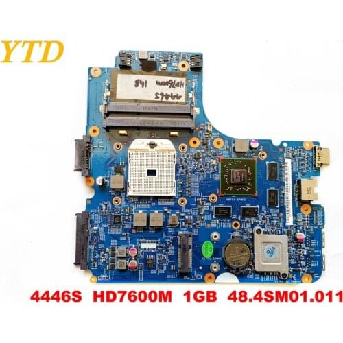 Original for HP 4446S laptop motherboard 4446S HD7600M 1GB 48.4SM01.011 tested good free shipping