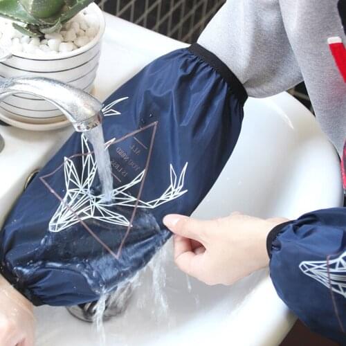 Autumn and winter kitchen mens adult work anti-fouling waterproof sleeves childrens drawing leggings sleeves office female