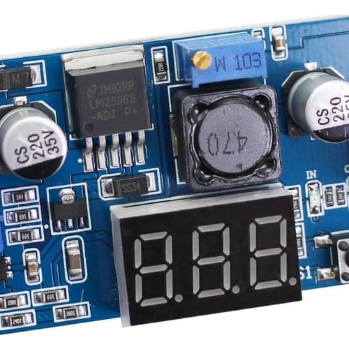 Power Supply Module LM2596S-ADJ DC-DC Voltage Regulator 3A Adjustable ,LM2596 Step down module output short circuit protection