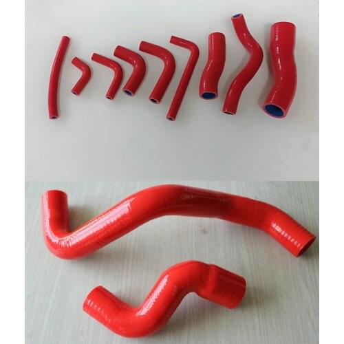 Silicone Radiator & Heater Hose For 1990-1995 Nissan Pulsar / Sunny GTiR RNN14 N14 SR20DET Turbo I4 16V 2.0L Sentra 91 92 93 94
