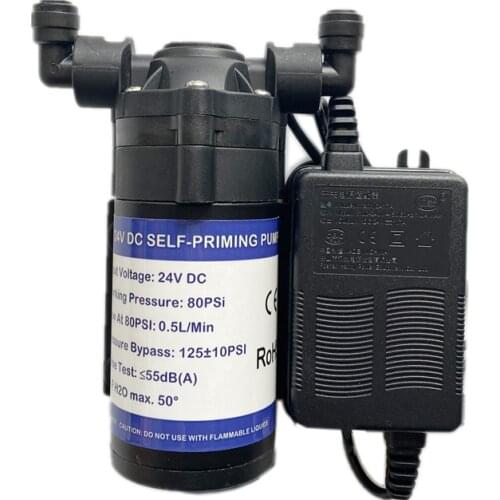 S410 Free Shipping DC 24V Quiet Water Pump 0.5L /Min Stable Garden Sprayer for Reptile Pets Fogger and Patio Mist Cooling System