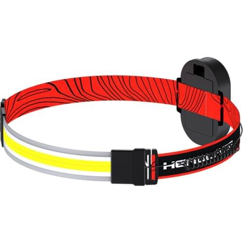 Waterproof Adjustable Super Bright Head Lamp Headlamp Headlight COB Torch for Running Fishing Outdoor Walking