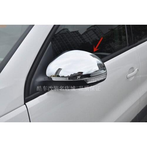 High-quality ABS Chrome Rearview mirror cover Anti-Rub protection Decoration car accessories For Skoda Yeti 2014-2017