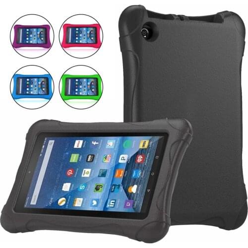 KK&LL For Amazon Fire 7 (5th/7th/9th Generation,2015 2017 2019 Release) Tablet-EVA Rubber Kids Stand Protecter Cover Case