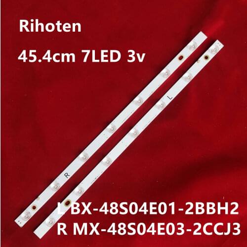 12 PCS(6*R 6*L) LED backlight strip for Panasoni TX-48AX630B TX-48AX630E TX-48AXW634 480TV05 480TV06 V2 R L