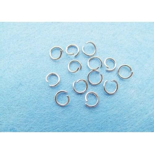 2000pcs 7mmx0.9mm Silver tone/Antique Bronze Jump Ring Split Ring Fastener Clasp Ends Connector Charm/Finding,DIY Accessory