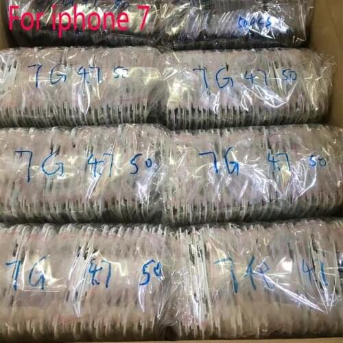 50pcs/lot Front frame with hot glue For iPhone 7 7G 4.7" LCD Touch Screen Assembly Middle Frame Bezel screen holder Housing