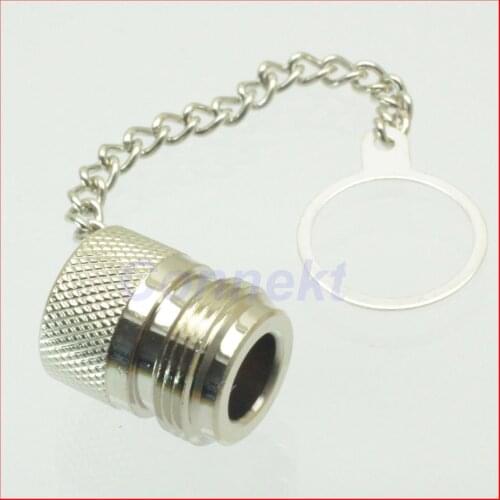 50pcs/lot Dust cap with chain for N male RF connector