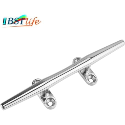 6 inch Marine Grade stainless steel 316 heavy duty hollow open base Cleat bollard Boat Dock Deck Rope Cleat marine Accessories