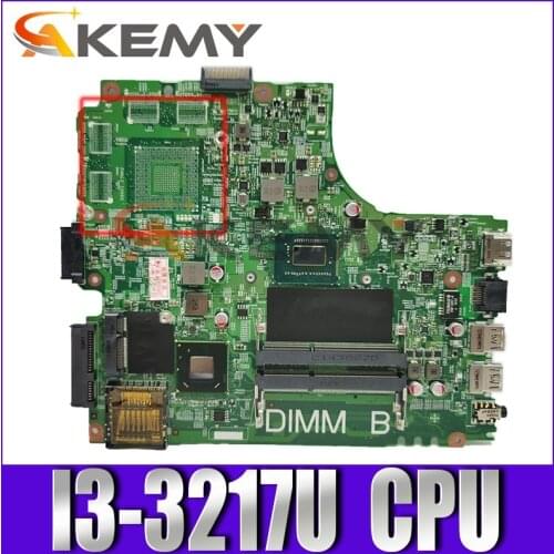 For DELL Inspiron 14R 3421 5421 I3-3217U Laptop Motherboard CN-05HG8X 05HG8X 12204-1 DNE40-CR MB Notebook Mainboard SR0N9 DDR3