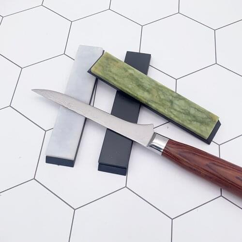 Natural sharpening stone agate kitchen knife Fixed angle sharpener bar water whetstone blade sharp Apex edge grinding stone