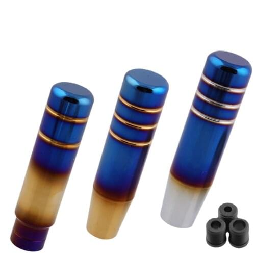 Car modification gear head grilled blue gear head 13cm gear lever car modification accessories