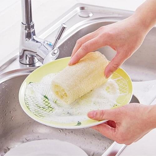 1pcs Organic Loofahs Loofah Spa Exfoliating Scrubber natural Luffa Body Wash Sponge Remove Dead Skin Made Soap