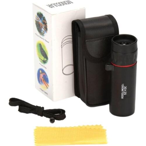 Mini Single Telescope Pocket Monocular Telescope Birdwatching Eyepiece Mini Portable Handheld 30x25 High Definition Scope